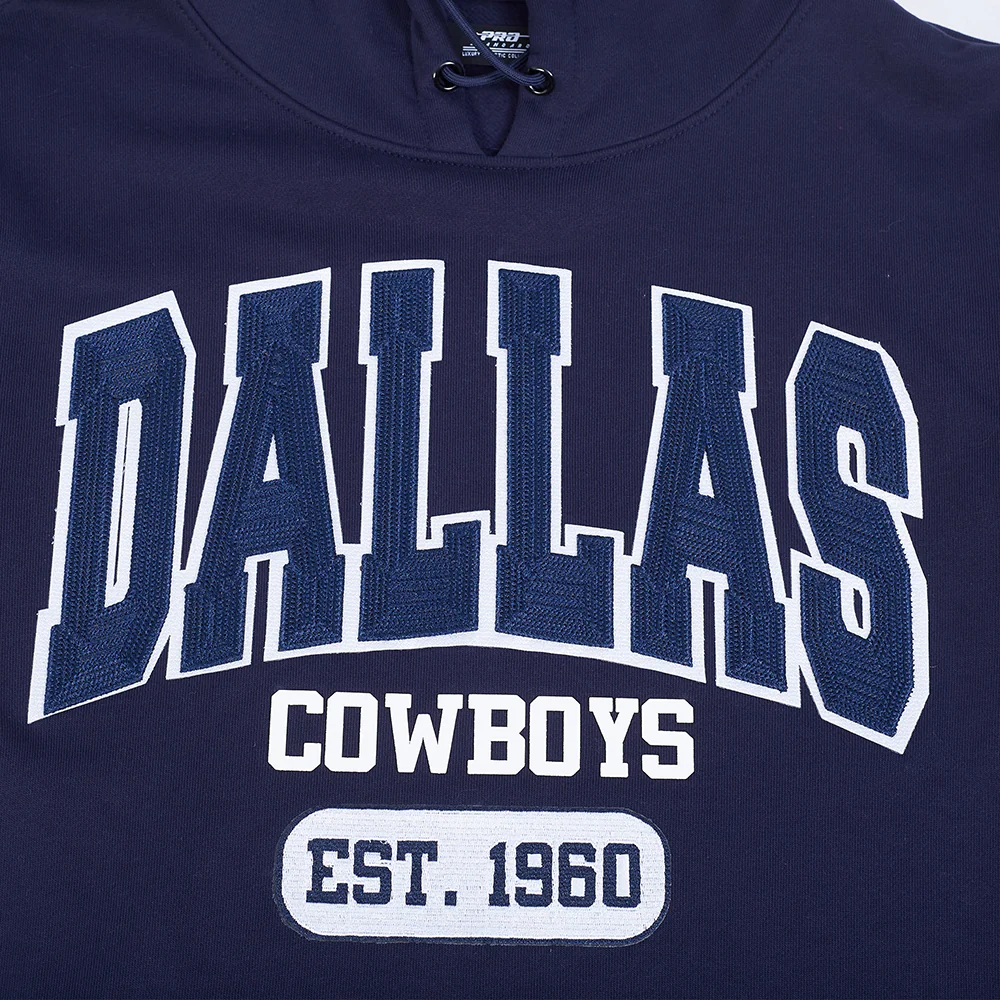 NFL DALLAS COWBOYS CITY ARCH MEN'S FLC PO HOODIE (MIDNIGHT NAVY) - Image 10