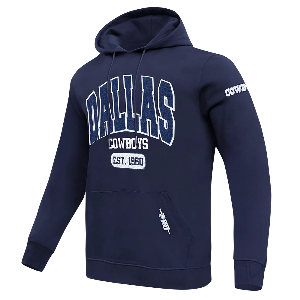 NFL DALLAS COWBOYS CITY ARCH MEN'S FLC PO HOODIE (MIDNIGHT NAVY) - Image 5