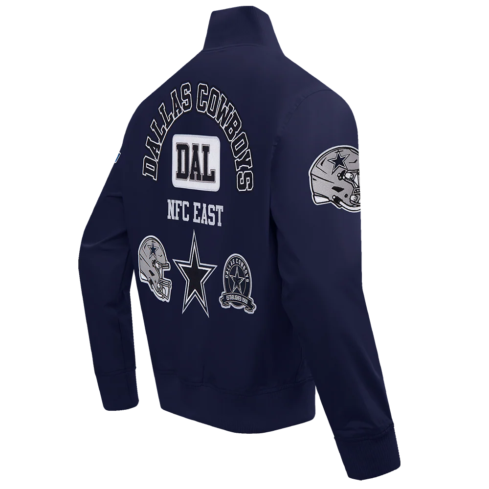 NFL DALLAS COWBOYS AREA CODE M TWILL JACKET (MIDNIGHT NAVY) - Image 4