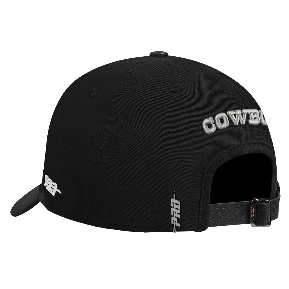 NFL DALLAS COWBOYS REVERSE FRENCH TERRY DAD HAT (EGGSHELL/ BLACK) - Image 3
