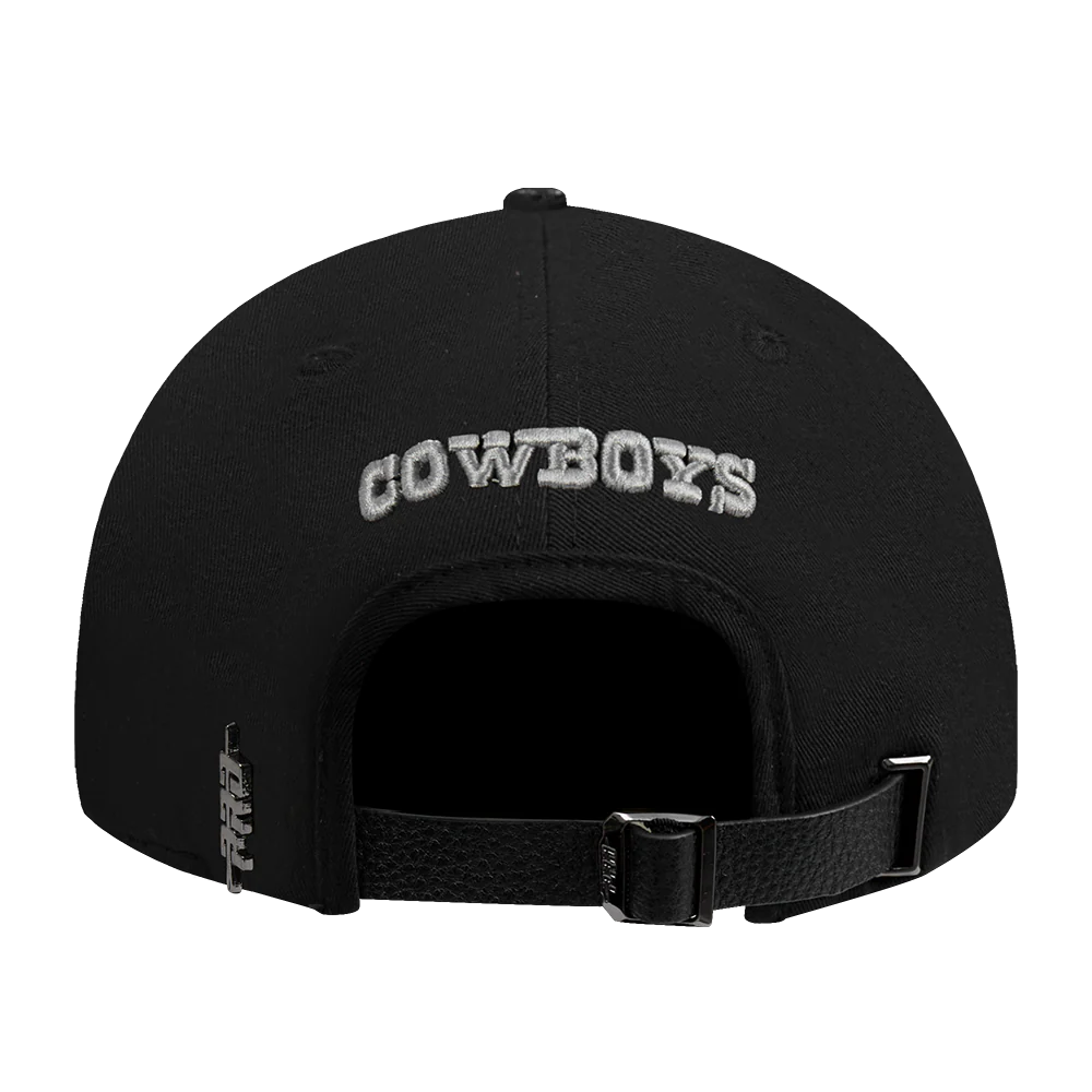 NFL DALLAS COWBOYS REVERSE FRENCH TERRY DAD HAT (EGGSHELL/ BLACK) - Image 4