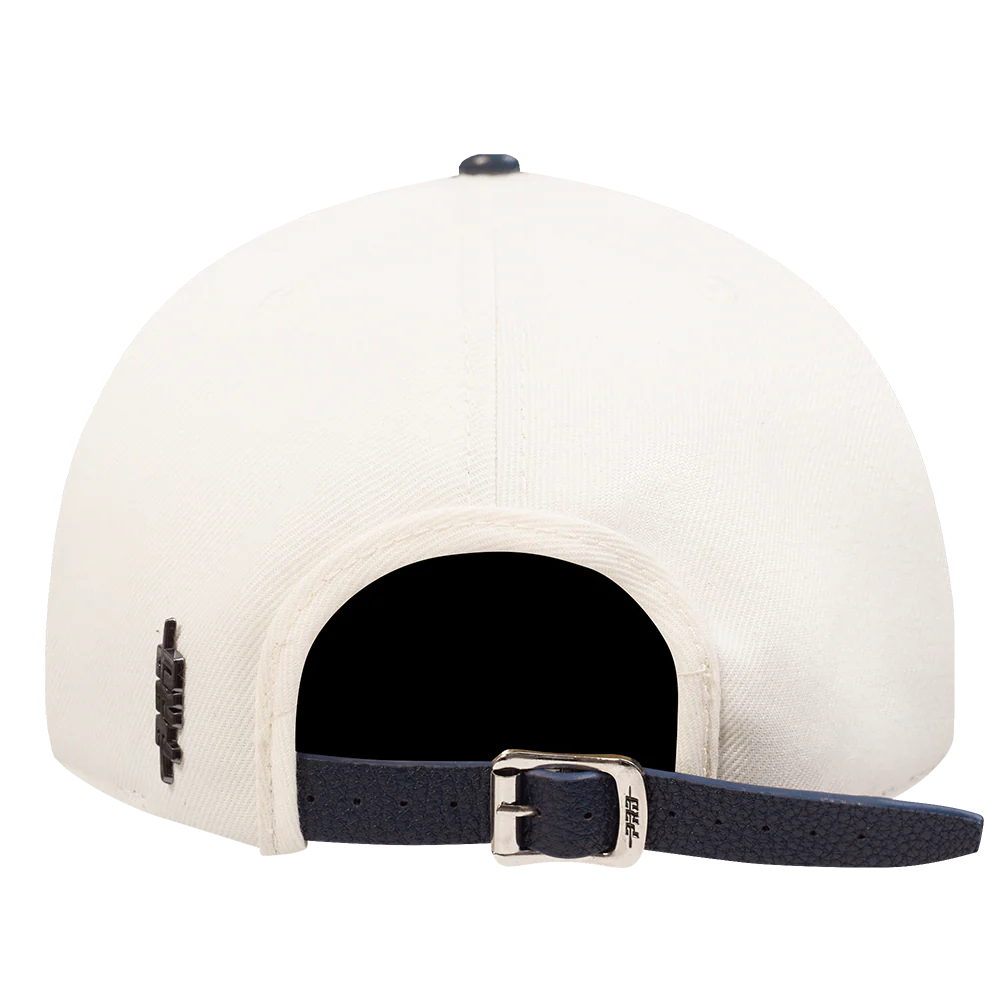 NFL DALLAS COWBOYS UNDER SCRIPT 2 TONE STRAPBACK (EGGSHELL/ MIDNIGHT NAVY) - Image 4