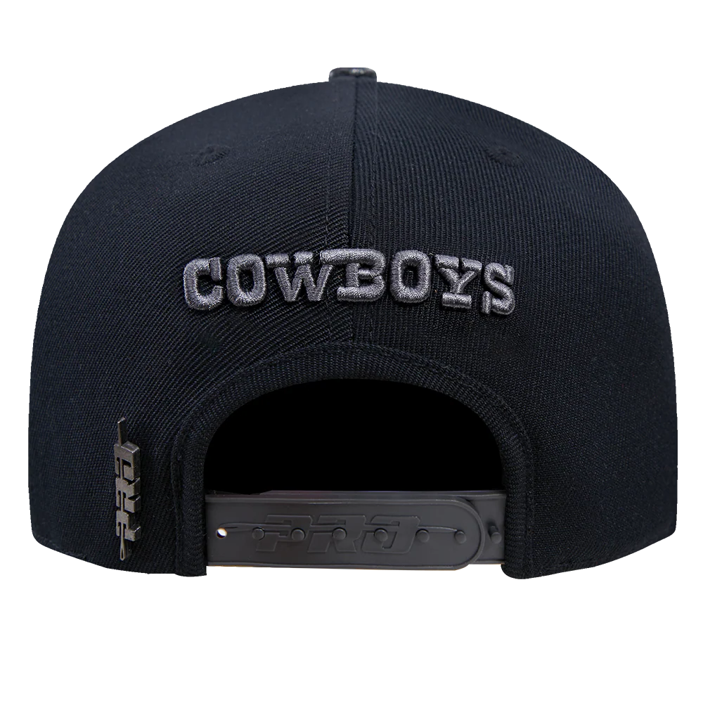 NFL DALLAS COWBOYS STIVALI 2 TONE WOOL SNAPBACK HAT (BLACK/GRAY) - Image 4