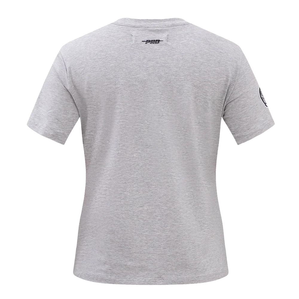 NFL DALLAS COWBOYS CLASSIC SHORT SLEEVE WOMEN'S SLIM FIT TEE (HEATHER GREY) - Image 4