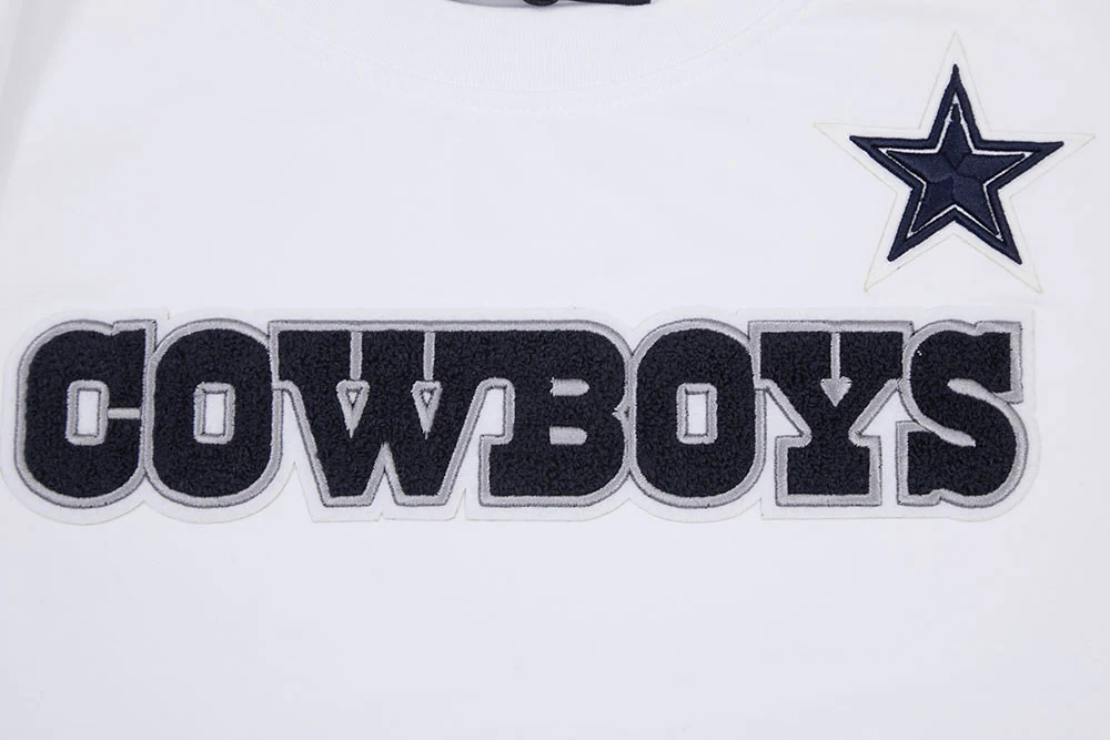 NFL DALLAS COWBOYS CLASSIC SHORT SLEEVE WOMEN'S SLIM FIT TEE (WHITE) - Image 5