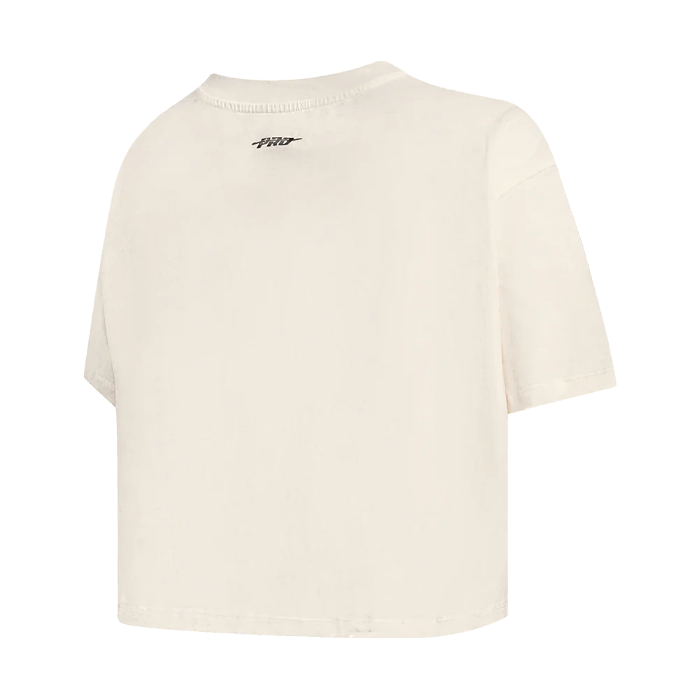 NFL DALLAS COWBOYS RETRO CLASSIC WOMEN'S BOXY TEE (EGGSHELL) - Image 3