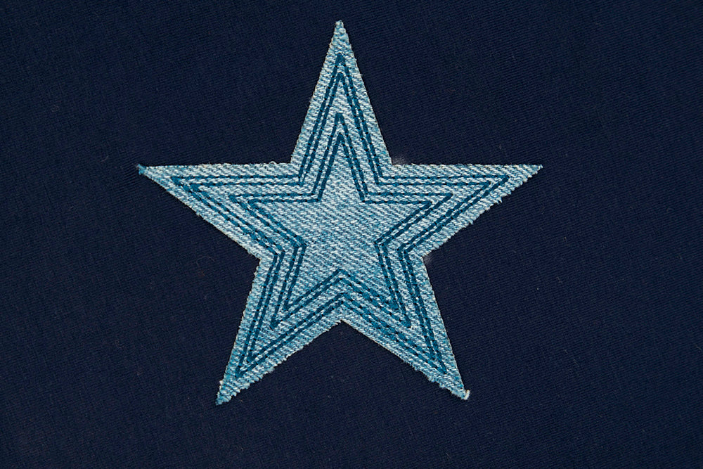 NFL DALLAS COWBOYS VARSITY BLUES WOMEN'S BOXY TEE (MIDNIGHT NAVY) - Image 6