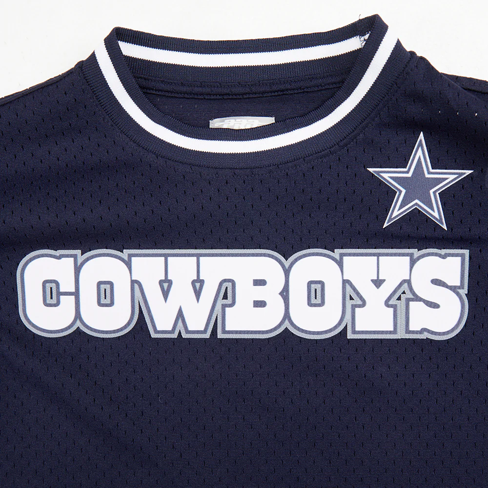 NFL DALLAS COWBOYS CLASSIC BIG BOYS SHORT SLEEVE MESH TEE (MIDNIGHT NAVY) - Image 14