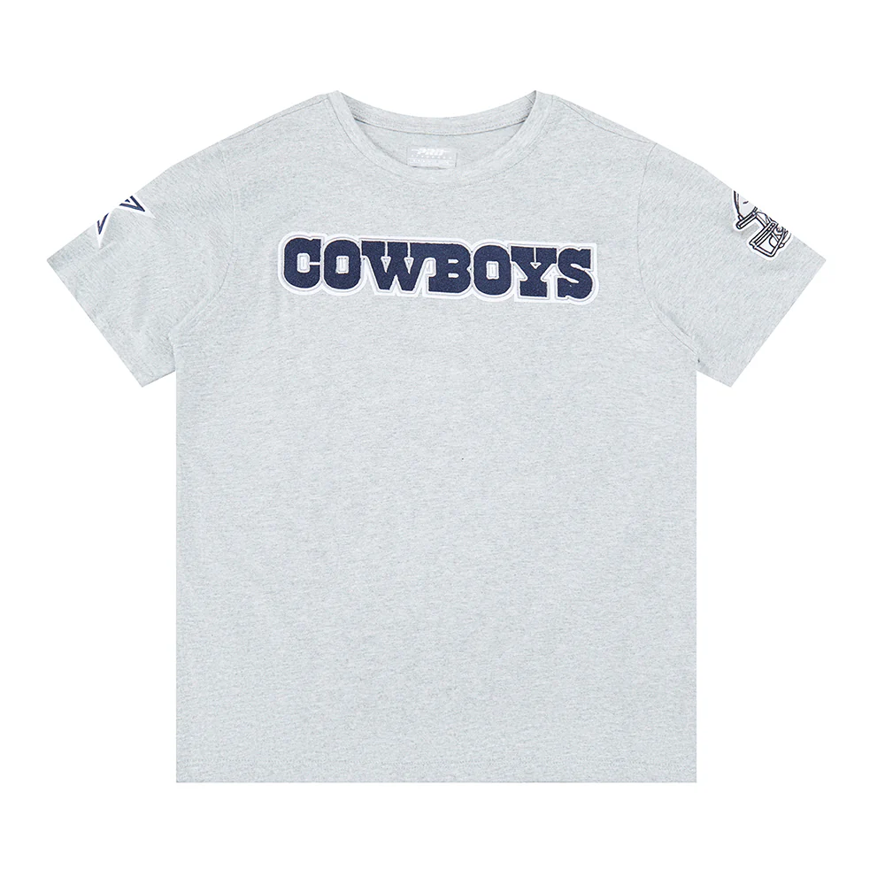 NFL DALLAS COWBOYS CLASSIC SINGLE JERSEY BIG BOYS SINGLE JERSEY TEE (HEATHER GREY) - Image 11