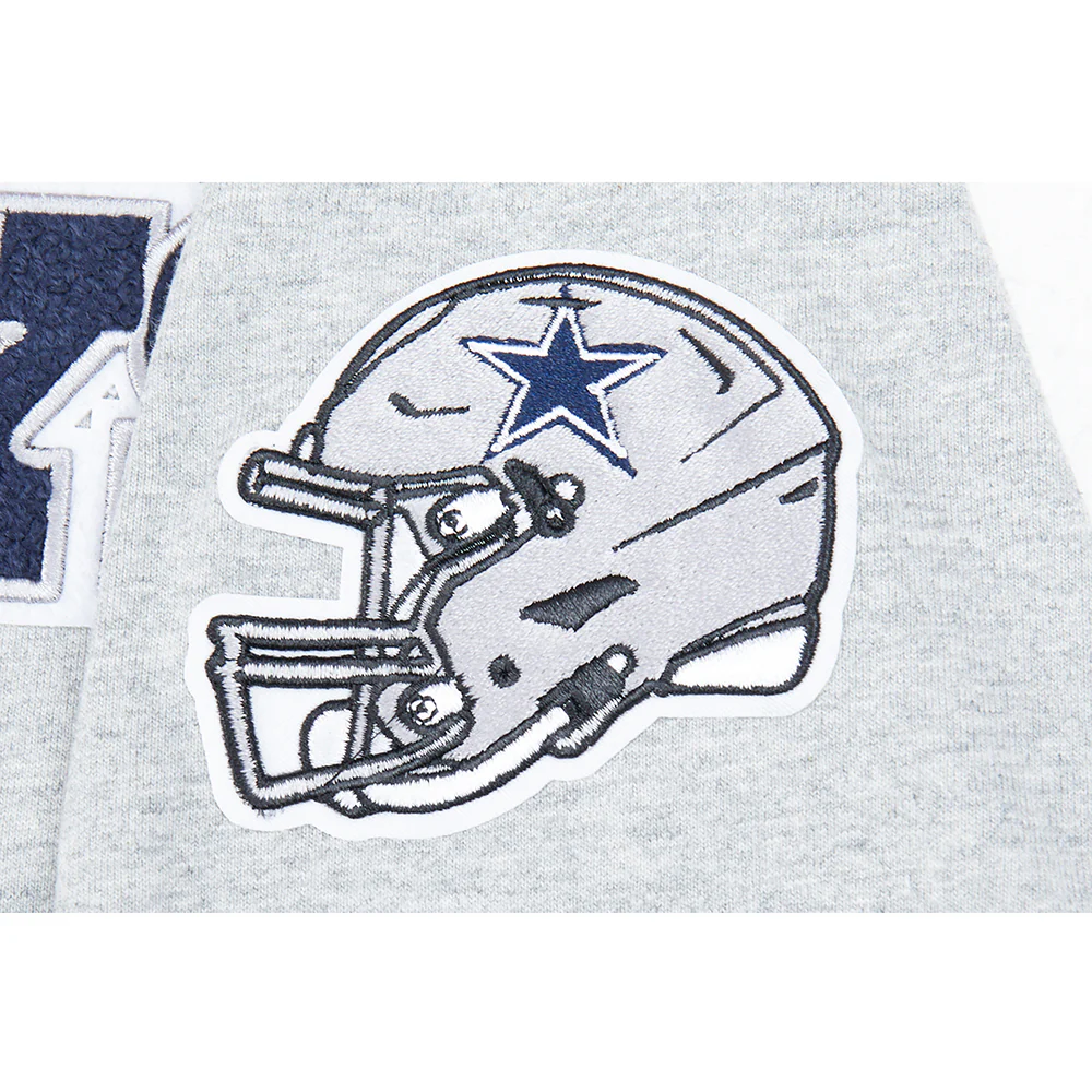 NFL DALLAS COWBOYS CLASSIC SINGLE JERSEY BIG BOYS SINGLE JERSEY TEE (HEATHER GREY) - Image 13