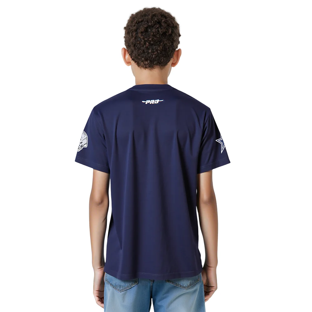 NFL DALLAS COWBOYS CLASSIC SINGLE JERSEY BIG BOYS SINGLE JERSEY TEE (MIDNIGHT NAVY) - Image 10
