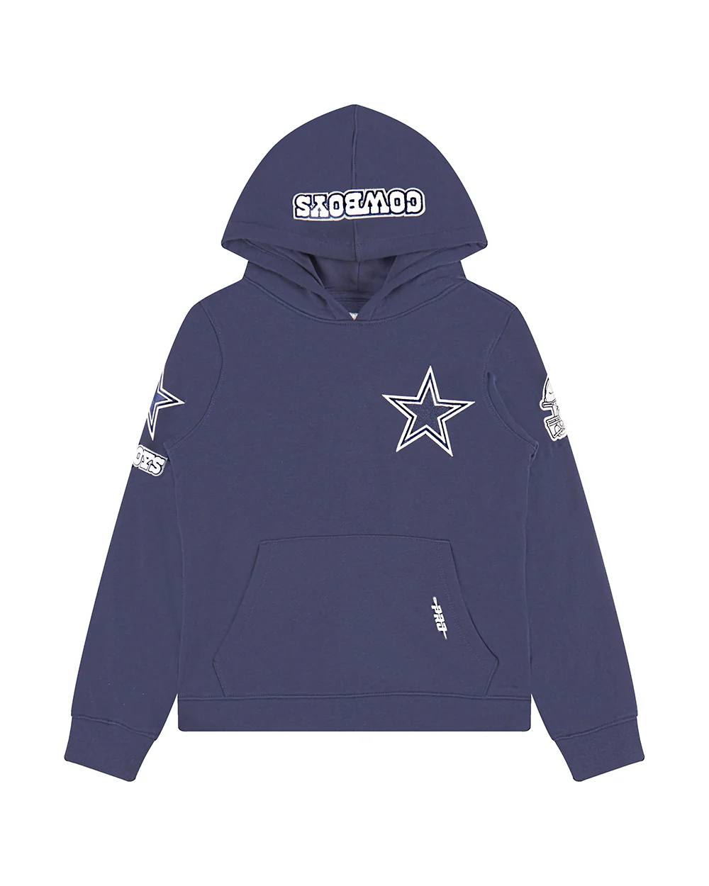 NFL DALLAS COWBOYS CLASSIC BIG BOYS FLC PO HOODIE (MIDNIGHT NAVY) - Image 3