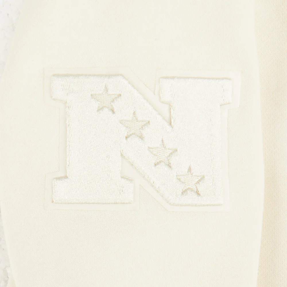 NFL DALLAS COWBOYS NEUTRAL BIG BOYS FLEECE CREWNECK (EGGSHELL) - Image 7