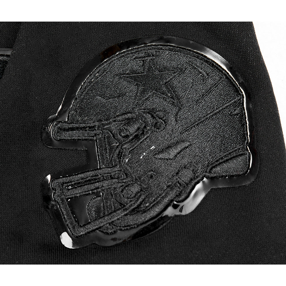 NFL DALLAS COWBOYS TRIPLE BLACK BIG BOYS FLEECE PULLOVER HOODIE (BLACK) - Image 15