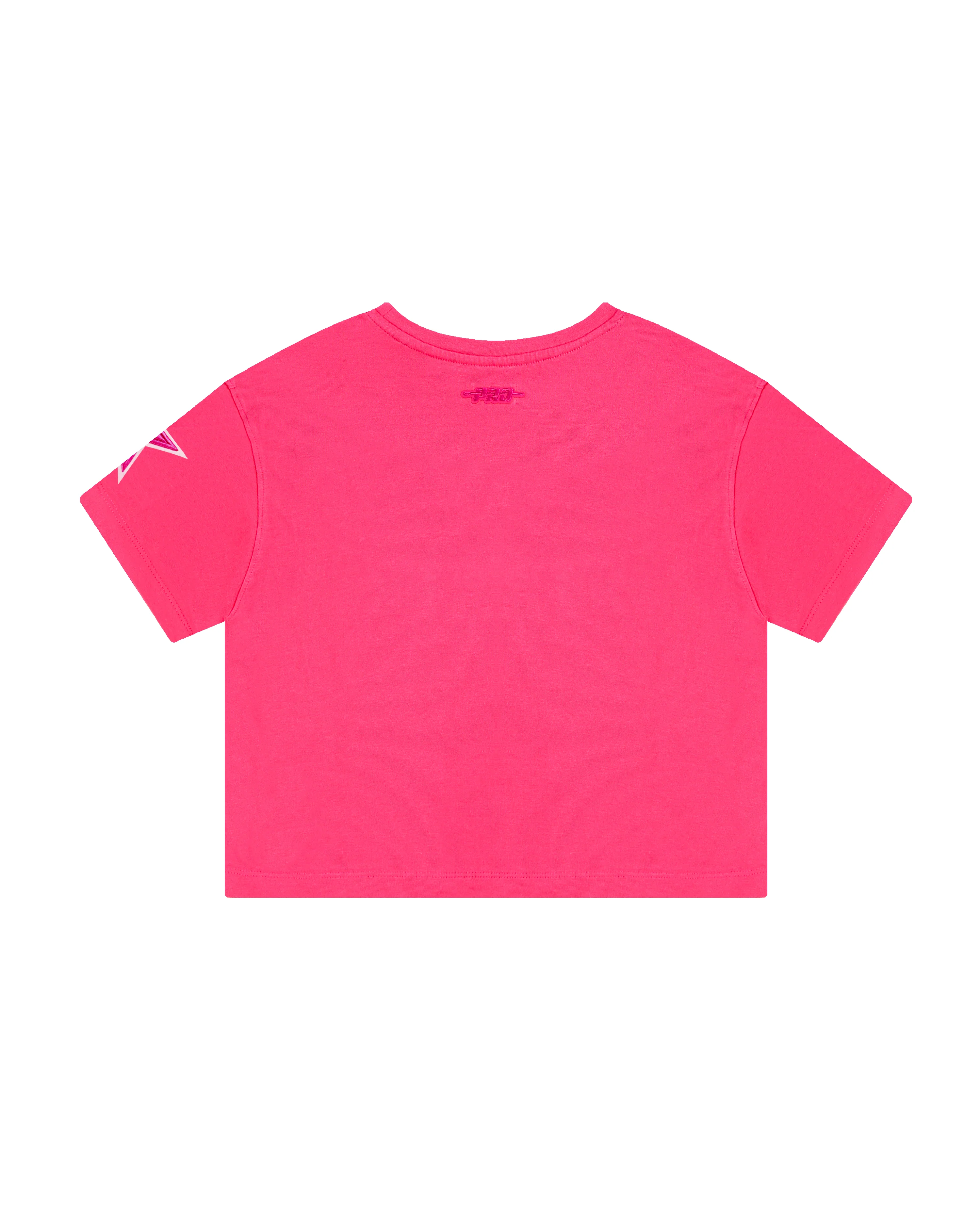 NFL DALLAS COWBOYS TRIPLE PINK BIG GIRLS SHORT SLEEVE BOXY TEE (BEETROOT PURPLE) - Image 4
