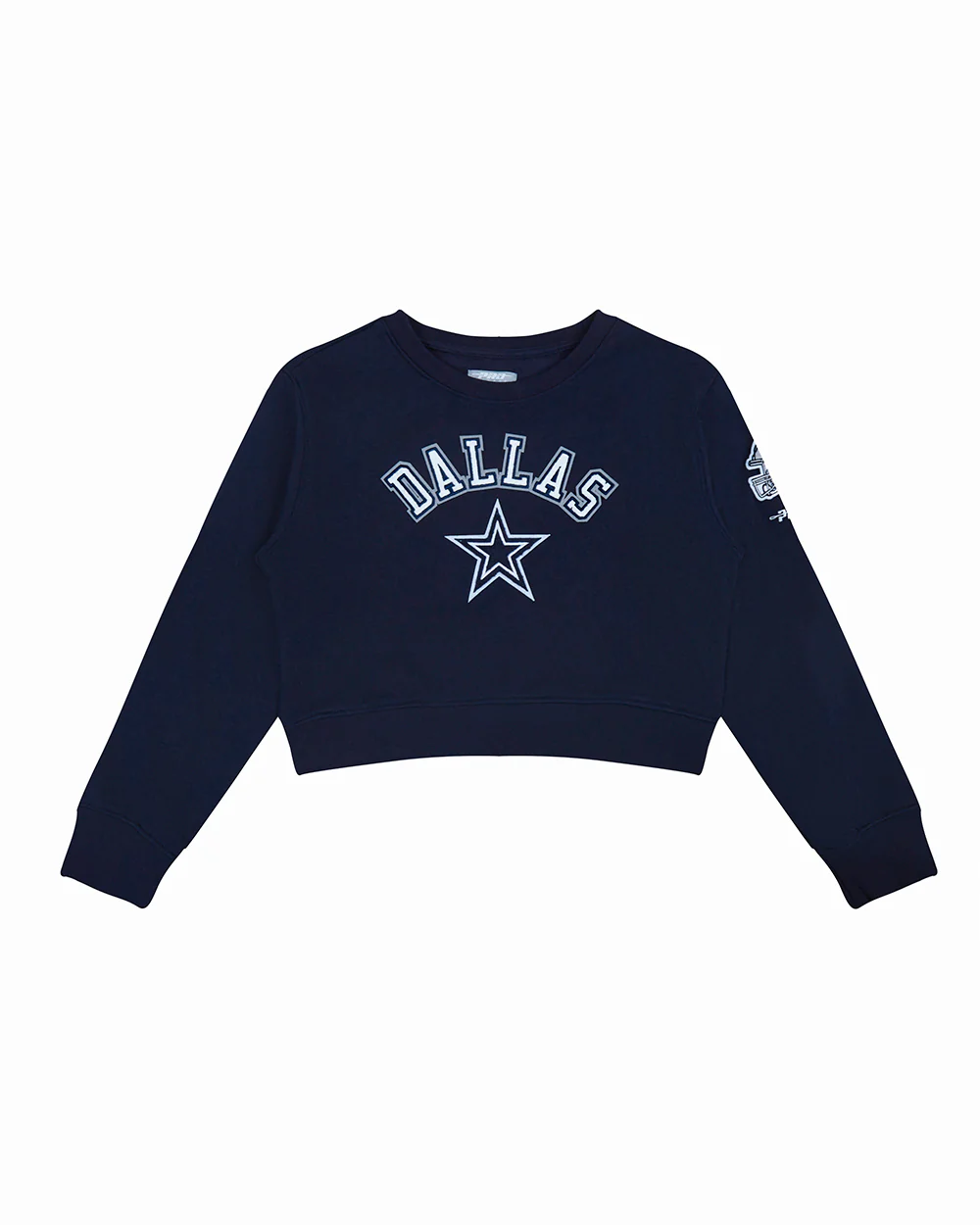 NFL DALLAS COWBOYS CLASSIC BIG GIRL'S FLC CREWNECK (MIDNIGHT NAVY) - Image 3