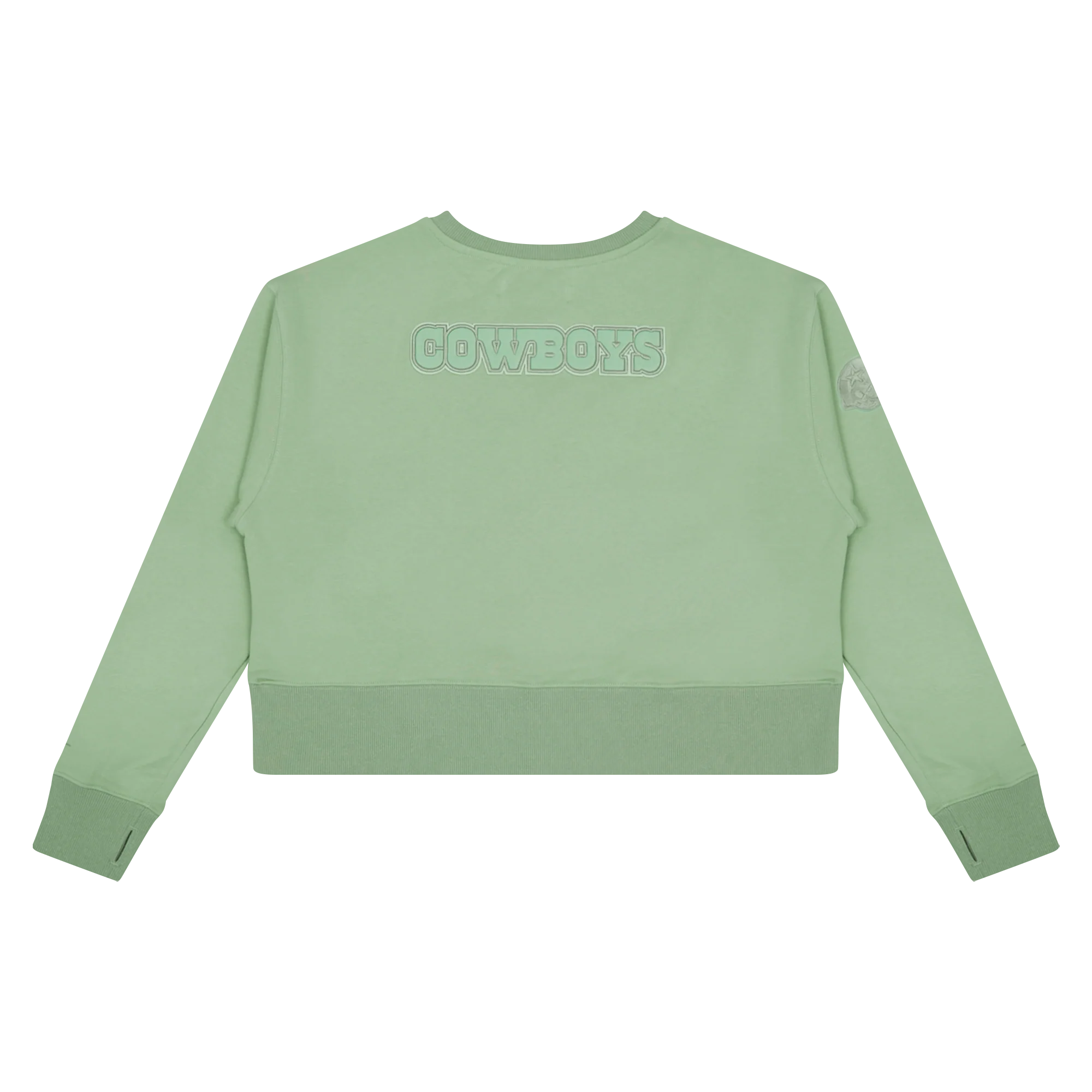 NFL DALLAS COWBOYS NEUTRAL FLEECE CREWNECK (MOSS) - Image 2