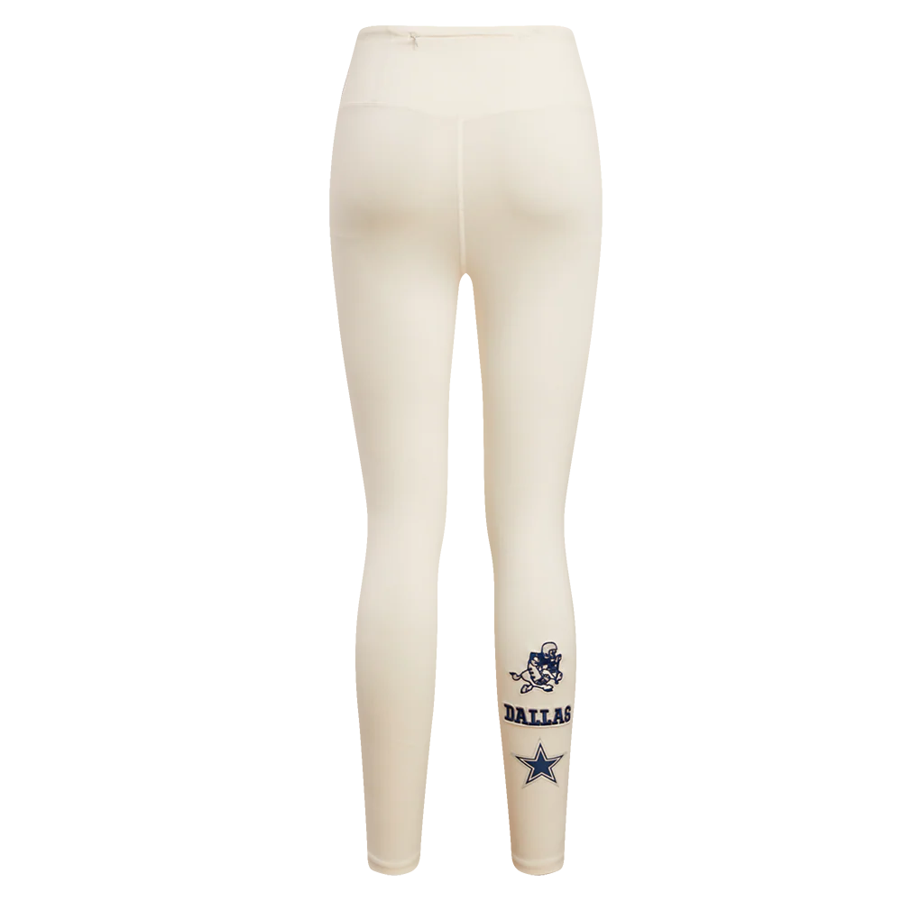 NFL DALLAS COWBOYS RETRO CLASSIC WOMEN'S JERSEY LEGGING (EGGSHELL) - Image 4