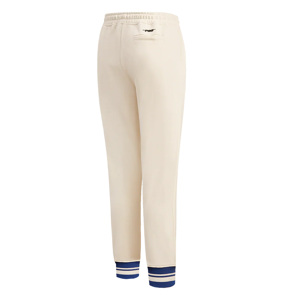 NFL DALLAS COWBOYS RETRO CLASSIC WOMEN'S SWEATPANT (EGGSHELL/DODGER BLUE) - Image 4