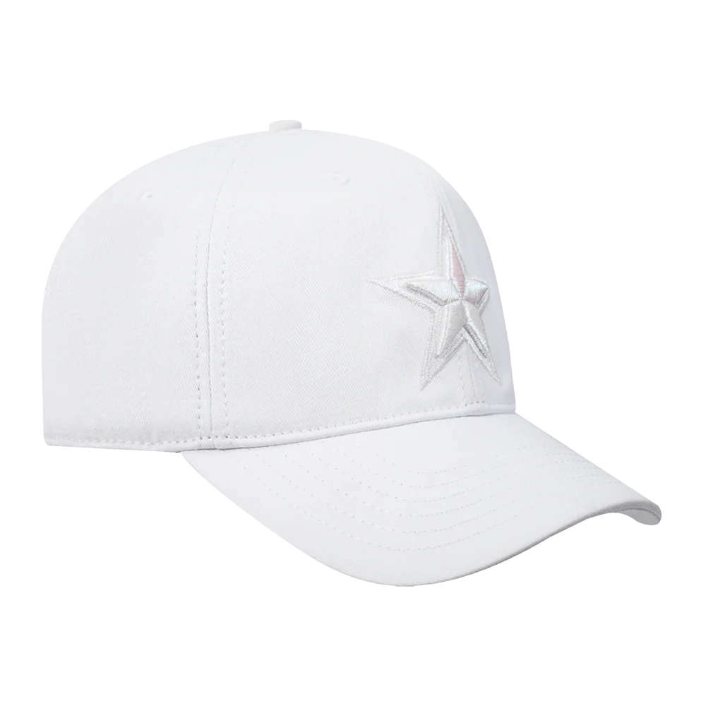 NFL DALLAS COWBOYS HOLOGRAM WOMEN'S DAD HAT (WHITE) - Image 5