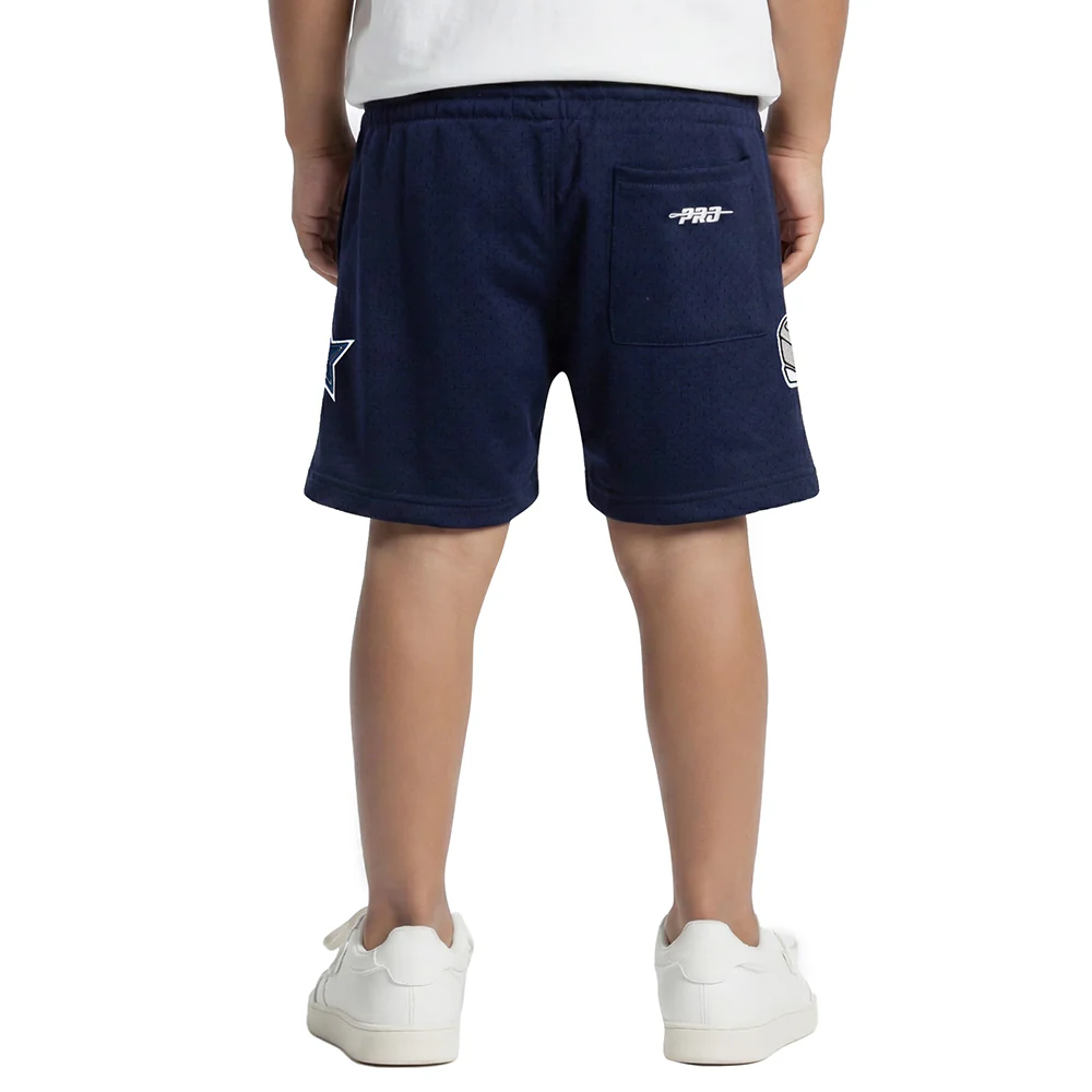 NFL DALLAS COWBOYS CLASSIC LITTLE BOY'S MESH SHORT (MIDNIGHT NAVY) - Image 2