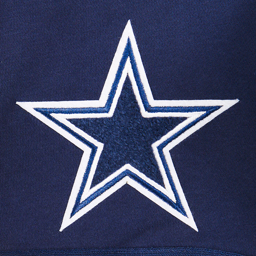 NFL DALLAS COWBOYS CLASSIC LITTLE BOYS FLEECE 2.0 SHORT (MIDNIGHT NAVY) - Image 8