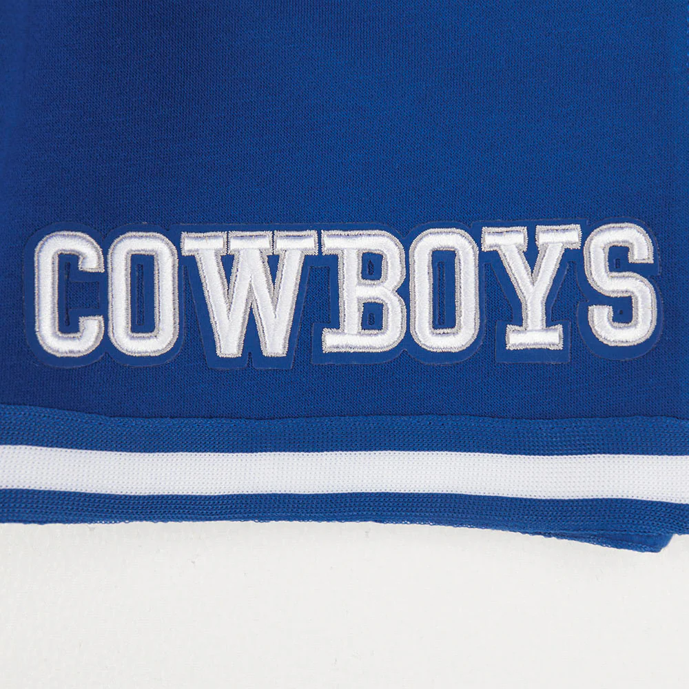 NFL DALLAS COWBOYS RETRO CLASSIC LITTLE BOYS FLEECE 2.0 SHORT (DODGER BLUE) - Image 8