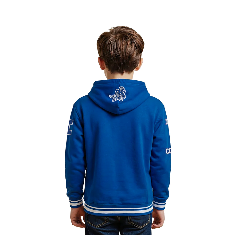 NFL DALLAS COWBOYS RETRO CLASSICS LITTLE BOY'S RIB FLEECE PO HOODIE (DODGER BLUE) - Image 2