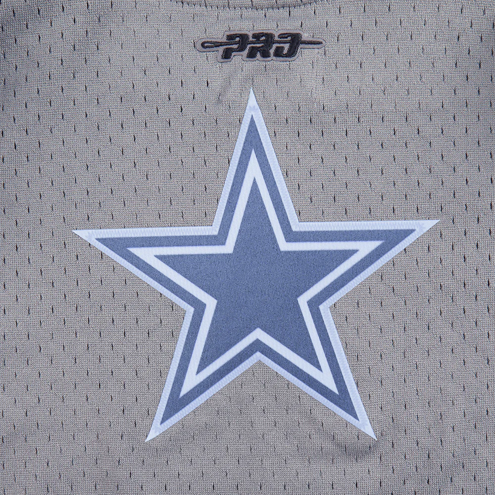 NFL DALLAS COWBOYS CLASSIC TODDLER BOYS SHORT SLEEVE MESH TEE (GRAY) - Image 5