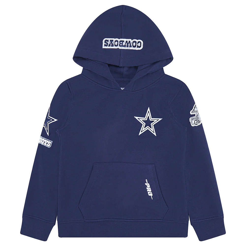 NFL DALLAS COWBOYS CLASSIC TODDLER BOYS FLEECE PULLOVER HOODIE (MIDNIGHT NAVY) - Image 9