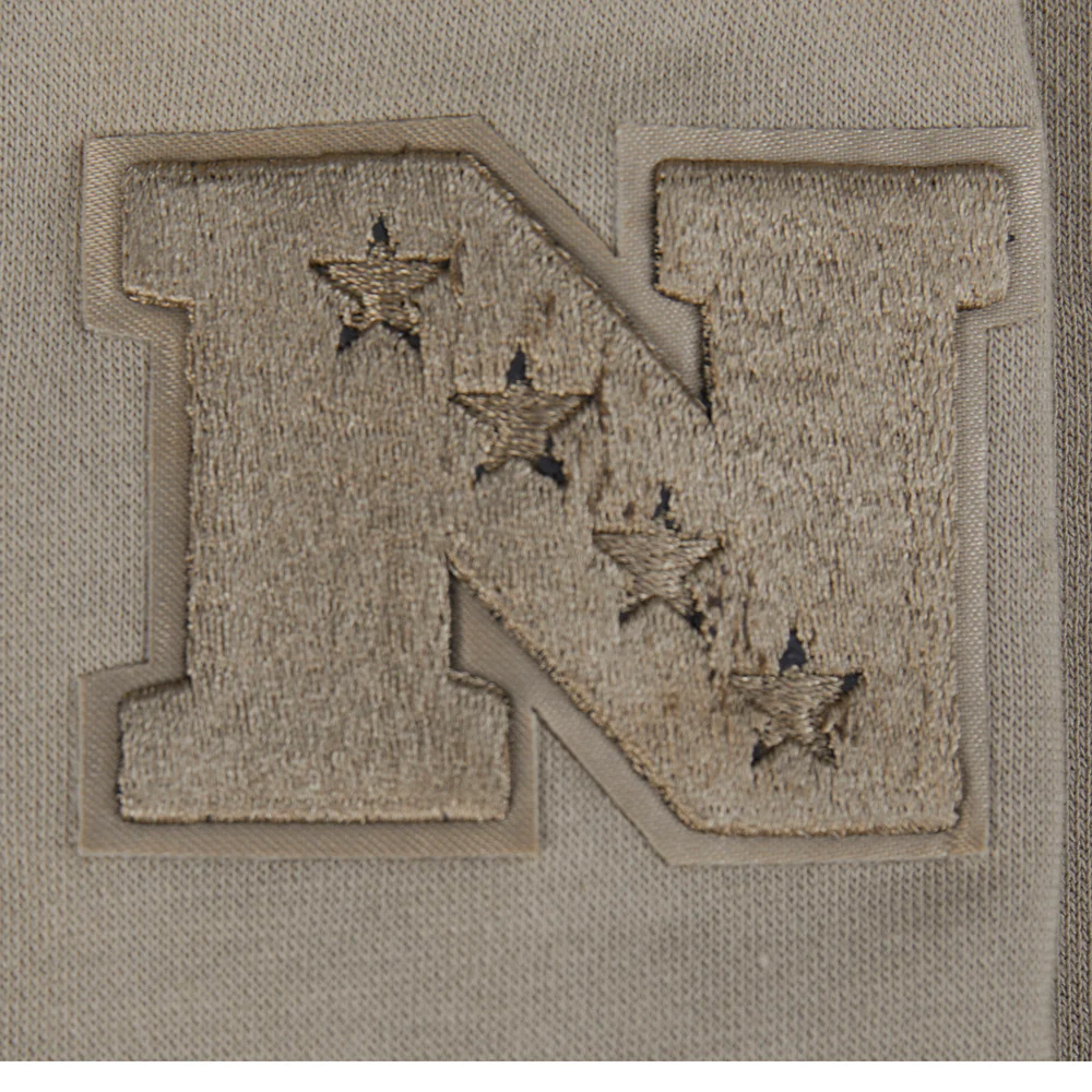 NFL DALLAS COWBOYS NEUTRAL TODDLER BOYS FLEECE CREWNECK (TAUPE) - Image 6