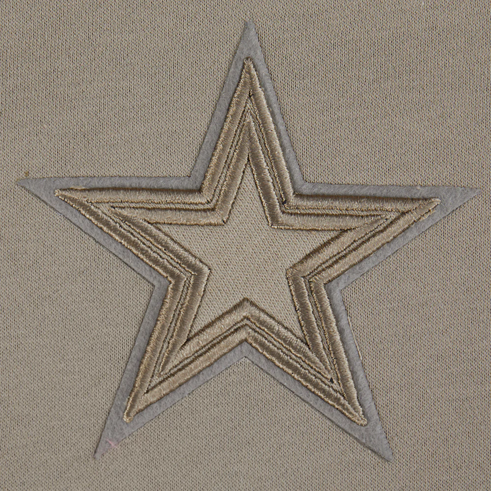 NFL DALLAS COWBOYS NEUTRAL TODDLER BOYS FLEECE CREWNECK (TAUPE) - Image 7