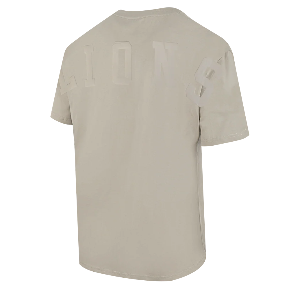 NFL DETROIT LIONS WINGSPAN MEN'S CJ DROP SHOULDER TEE (TAUPE) - Image 4