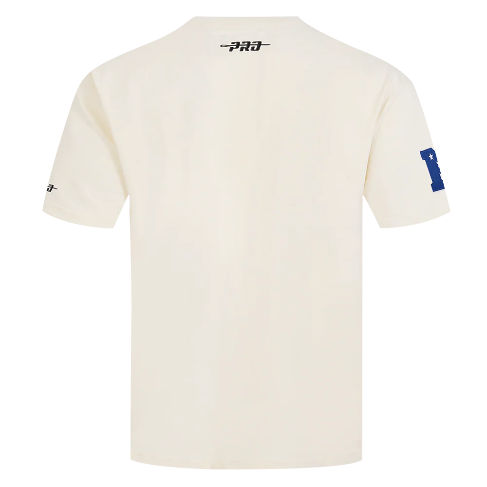 NFL DETROIT LIONS CHROME MEN'S COTTON JERSEY DROP SHOULDER TEE (EGGSHELL) - Image 3