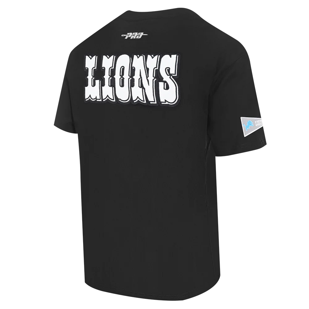 NFL DETROIT LIONS BEST OF MEN'S CJ DROP SHOULDER TEE (BLACK) - Image 4