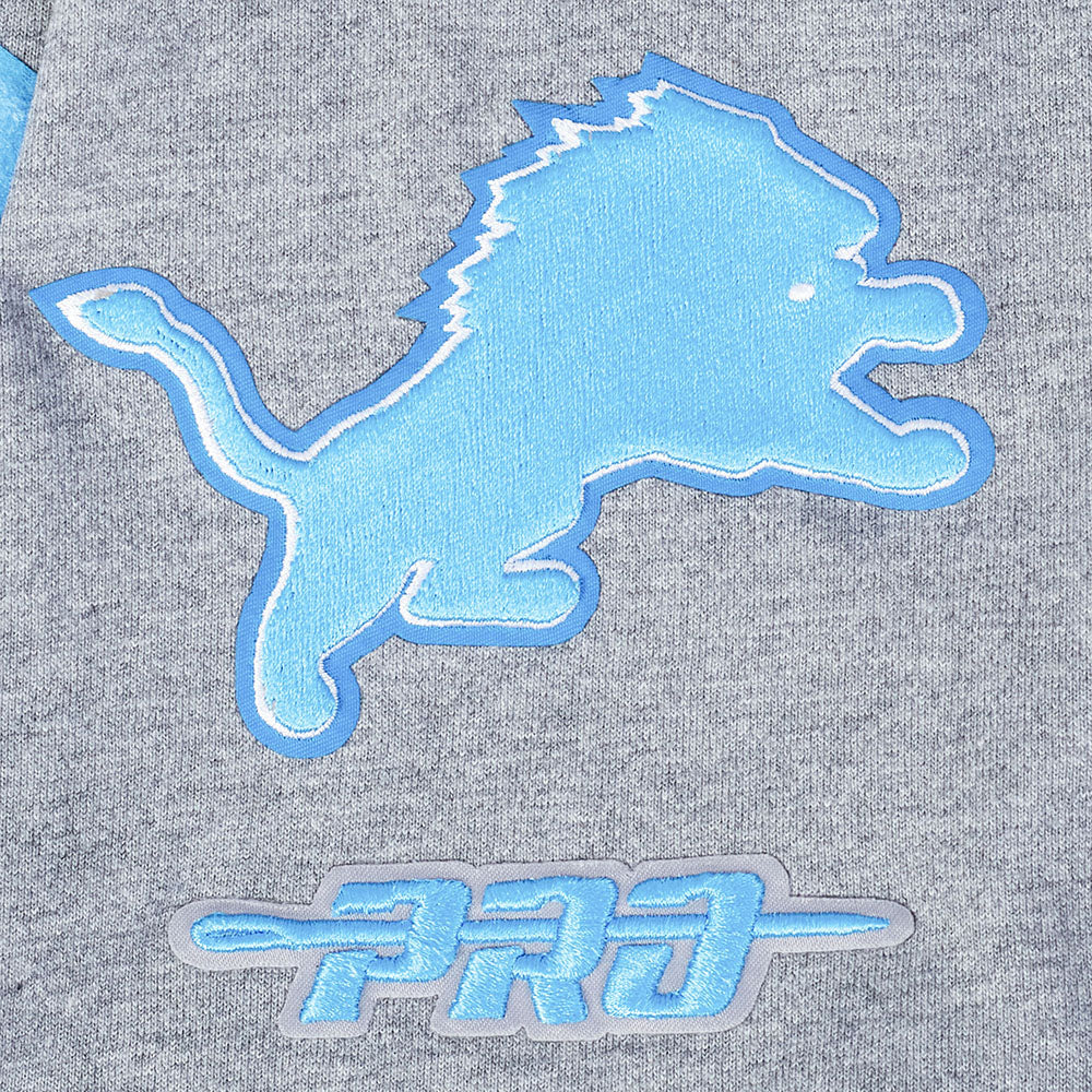 NFL DETROIT LIONS BEST OF MEN'S CJ DROP SHOULDER TEE (DARK HEATHER GRAY) - Image 7