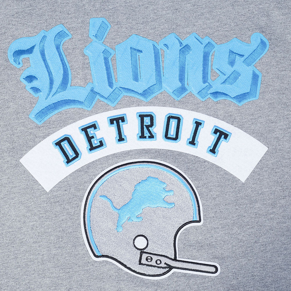 NFL DETROIT LIONS BEST OF MEN'S CJ DROP SHOULDER TEE (DARK HEATHER GRAY) - Image 8