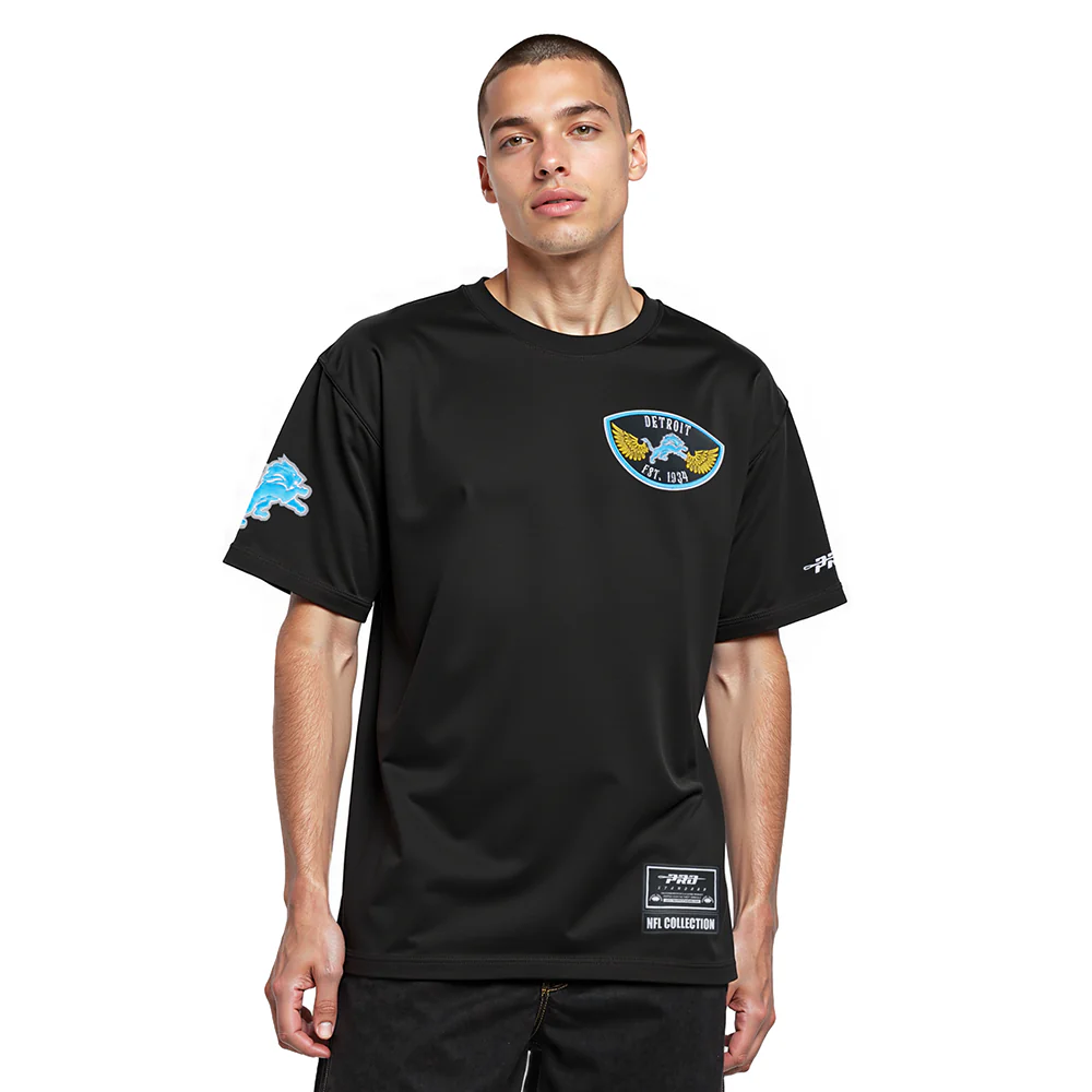 NFL DETROIT LIONS BORN FOR SPORT MEN'S SJ TEE (BLACK)