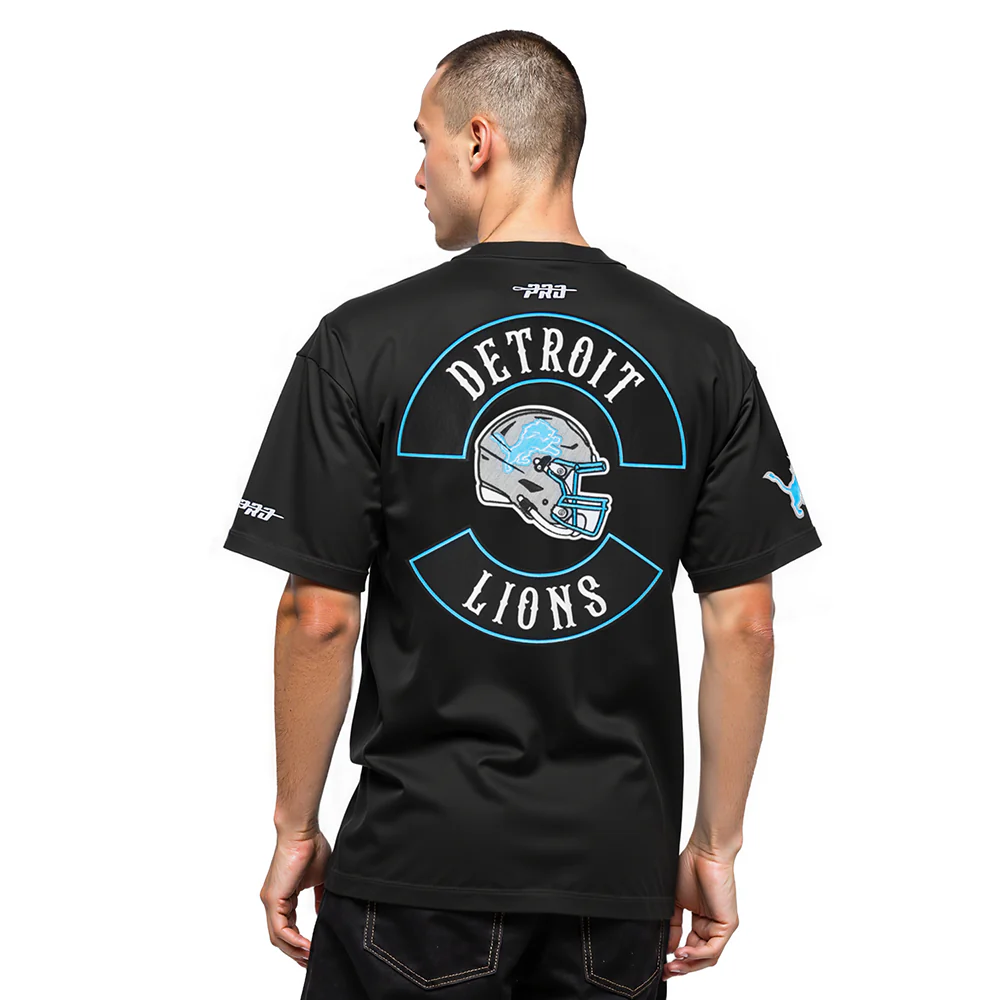 NFL DETROIT LIONS BORN FOR SPORT MEN'S SJ TEE (BLACK) - Image 2