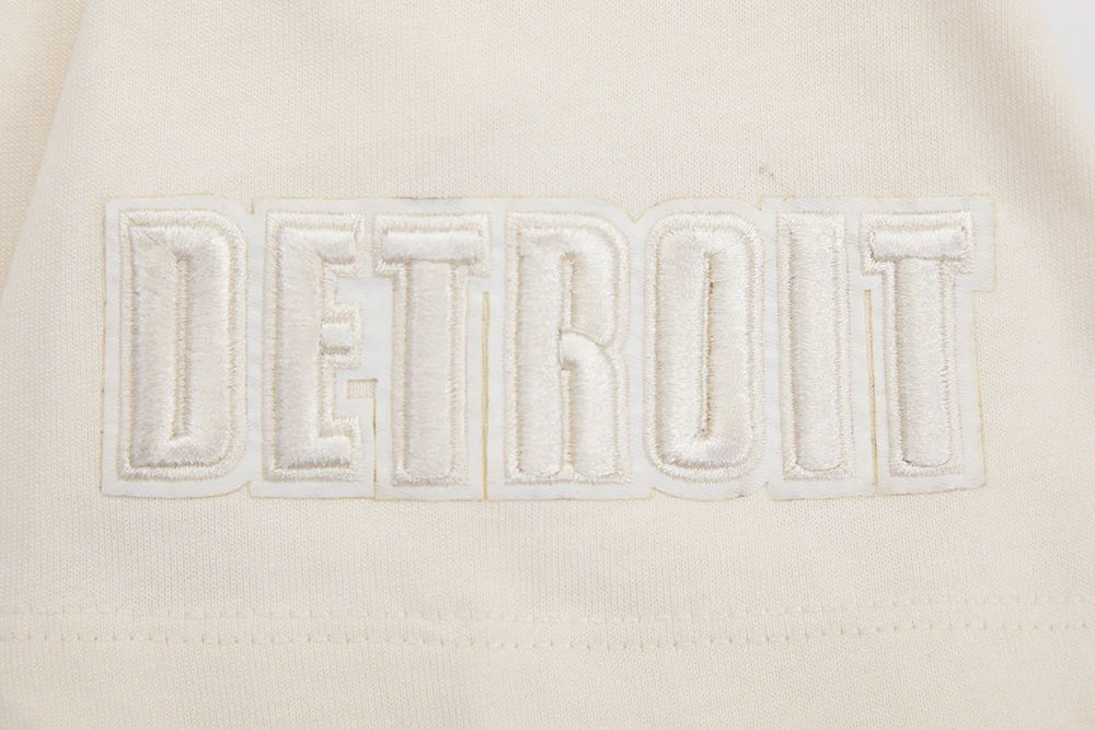 NFL DETROIT LIONS NEUTRAL MEN'S COTTON JERSEY DROP SHOULDER TEE (EGGSHELL) - Image 5