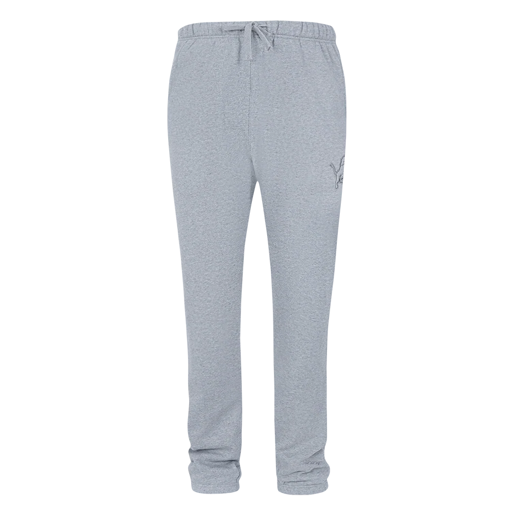 NFL DETROIT LIONS NEUTRAL MEN'S SWEATPANT (DARK HEATHER GRAY) - Image 2