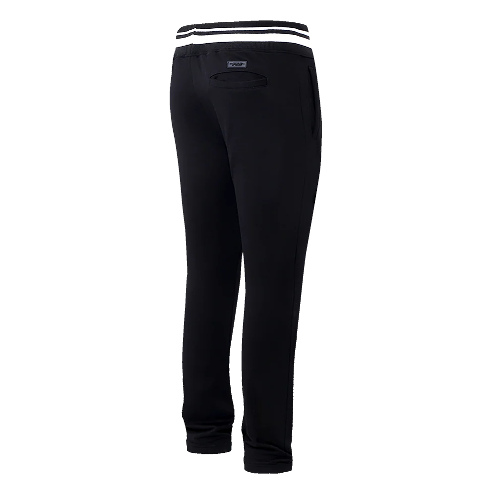 NFL DETROIT LIONS CREST EMBLEM RIB FLEECE SWEATPANT (BLACK) - Image 3