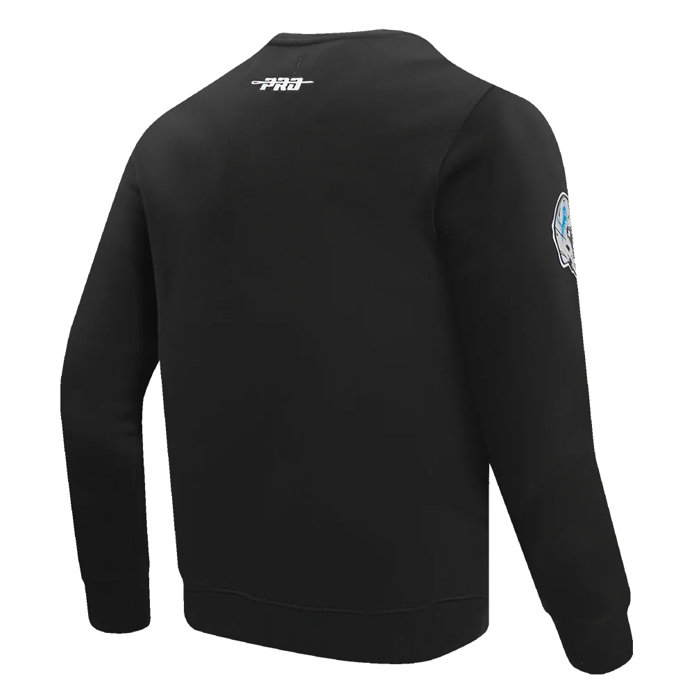 NFL DETROIT LIONS OLD ENGLISH MEN'S CREWNECK (BLACK) - Image 4