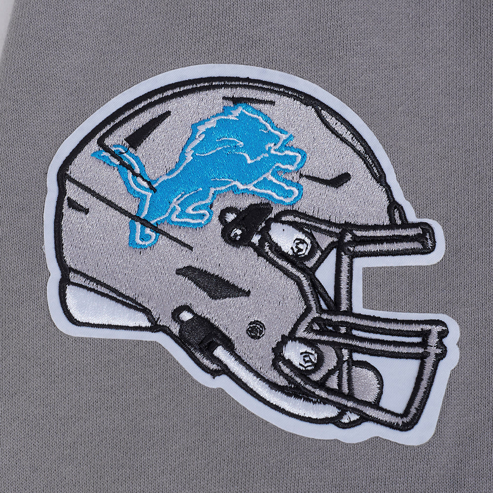 NFL DETROIT LIONS SOUVENIR MEN'S FLEECE PULLOVER HOODIE (GRAY) - Image 13