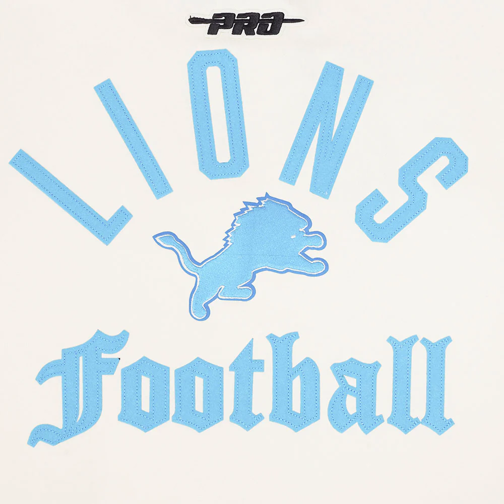 NFL DETROIT LIONS MODERN ORIGINALS MEN'S FLC CREWNECK (EGGSHELL) - Image 9