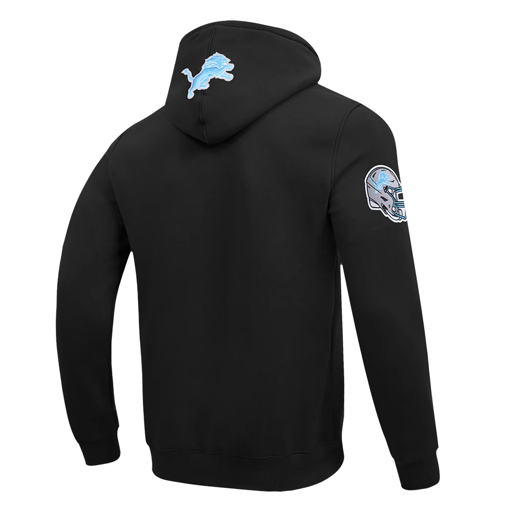 NFL DETROIT LIONS CITY ARCH MEN'S FLC PO HOODIE (BLACK) - Image 4