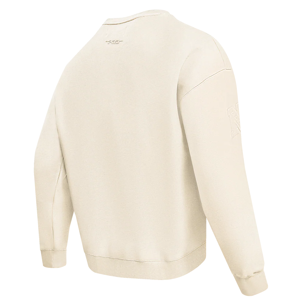 NFL DETROIT LIONS NEUTRAL DROP SHOULDER MEN'S CREWNECK (EGGSHELL) - Image 4