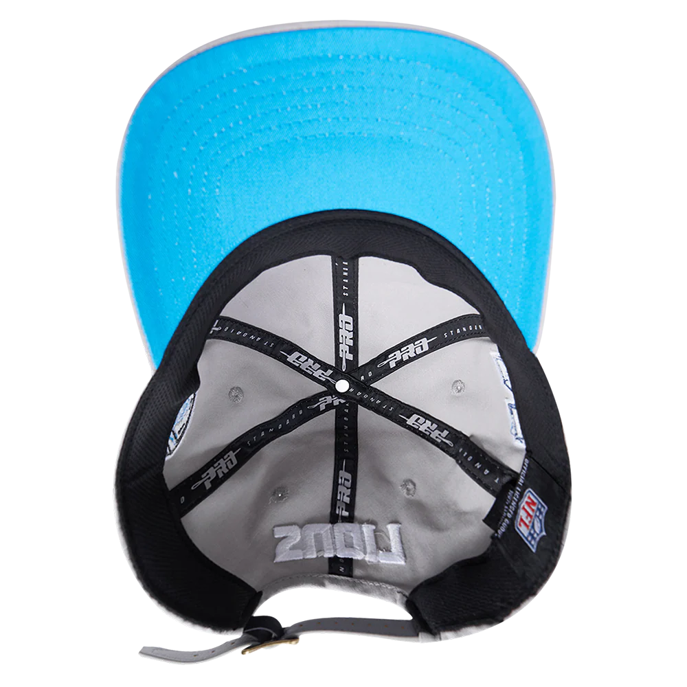 DETROIT LIONS OLD ENGLISH DAD HAT (GRAY) - Image 6