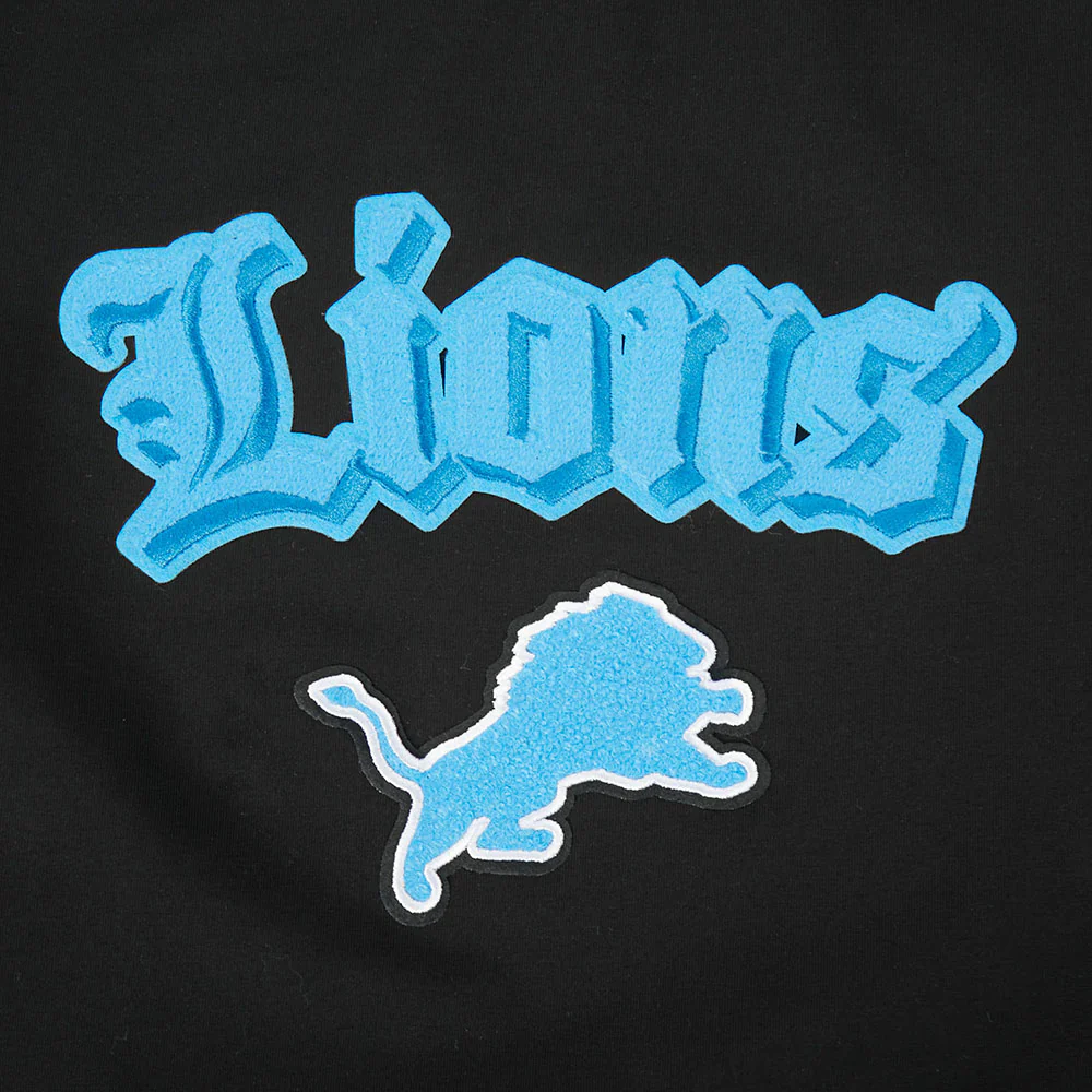 NFL DETROIT LIONS BEST OF WOMEN'S SS SLIM FIT TEE (BLACK) - Image 6