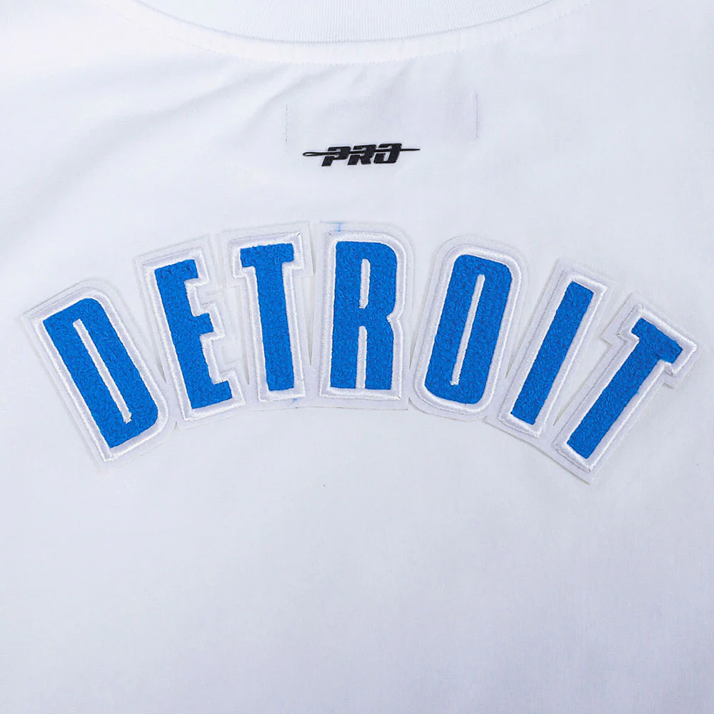 NFL DETROIT LIONS CLASSIC WOMEN'S BOXY TEE (WHITE) - Image 5